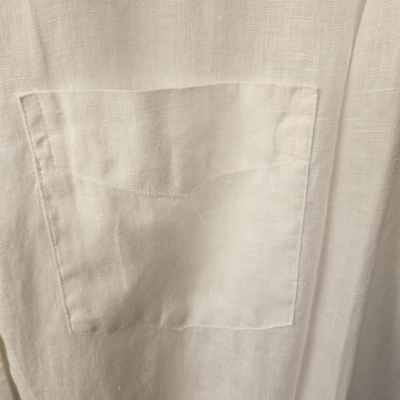 NWOT - Linen - Lauren Ralph Lauren Button Down Tunic Shirt - Size 2X - Picture 3 of 14